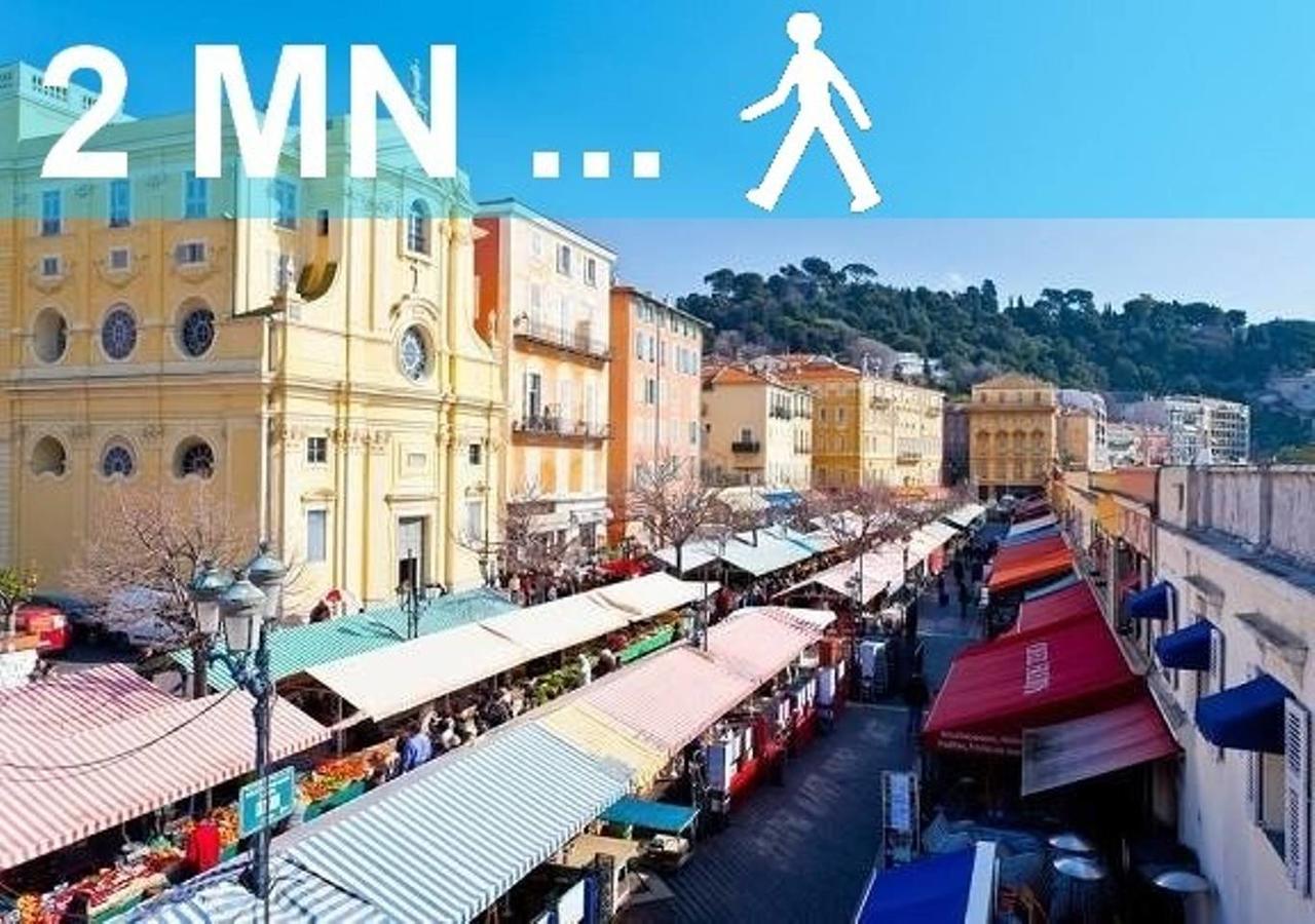 Le Rossetti 2 - F2 Lumineux, Ascenseur, Climatisation, Coeur Vieux-Nizza Exterior foto
